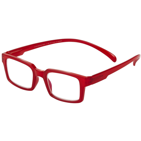 Bronx Neck Hanging Readers - Red banner