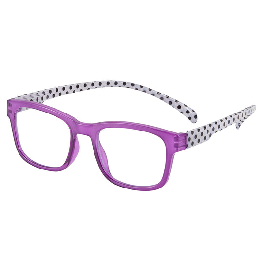 Flossie Neck Hanging Readers - Purple banner