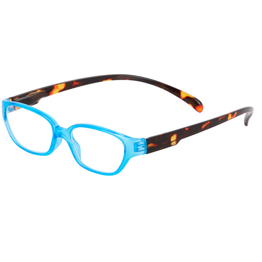 Victoria Neck Hanging Readers - Blue banner